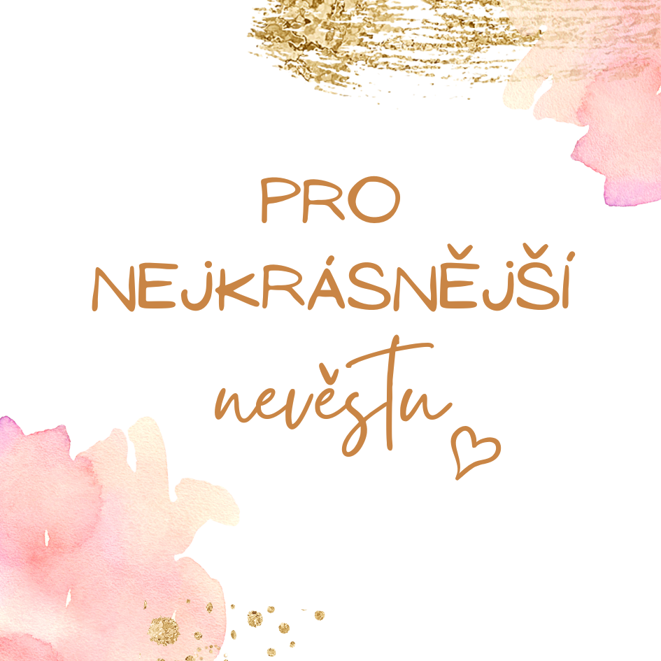Dárková kartička Pro nejkrásnější nevěstu
